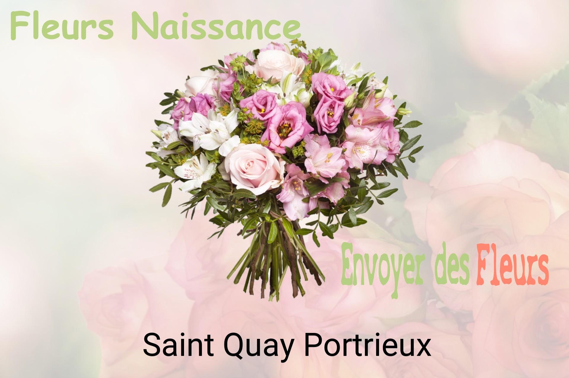 Bouquet de fleurs de naissance livré à Saint-Quay-Portrieux